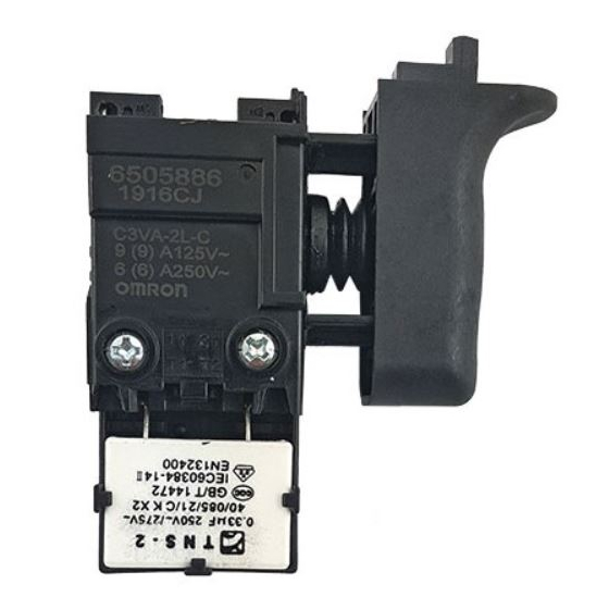 Makita  650588-6 Interrupteur C3VA-2L-C pour perforateur DS4010, HR2230, HR2460, HR2460F, HR2470, HR2470F, HR2470T, HR2470FT Makita  650588-6 Interrupteur C3VA-2L-C pour perforateur DS4010, HR2230, HR2460, HR2460F, HR2470, HR2470F, HR2470T, HR2470FT