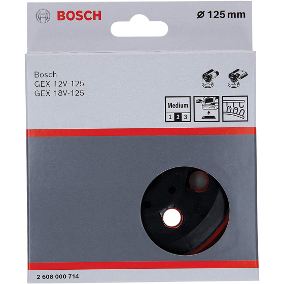Bosch Plateau de ponçage ø125mm pour GEX 18V-125, GEX 12-125 (2608000714) Bosch Plateau de ponçage ø125mm pour GEX 18V-125, GEX 12-125 (2608000714)