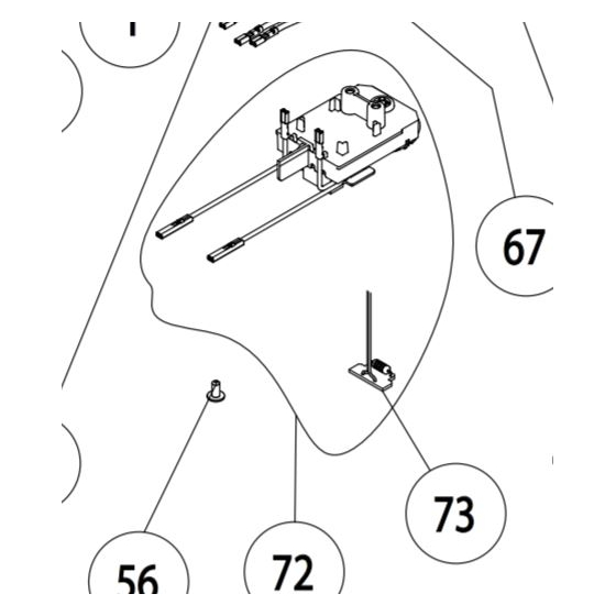 Virutex Circuit électronique 230V ponceuse RT188N (8846332)