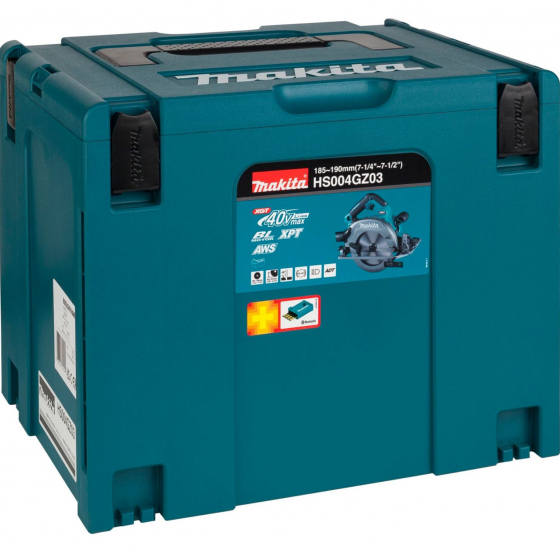 Makita HS004GZ03 Scie circulaire 40 V max Li-Ion XGT Ø 190 mm (Machine seule) Makita HS004GZ03 Scie circulaire 40 V max Li-Ion XGT Ø 190 mm (Machine seule)
