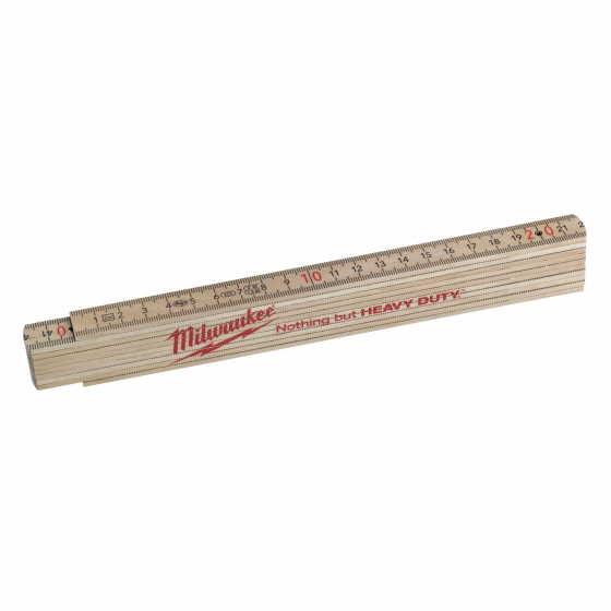 Milwaukee Mètre pliant fine bois 2m x 16mm (4932459303)