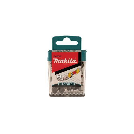 Makita x10 Embouts de vissage PH2 50mm Impact Premier E-03377