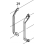 Makita Poignée façade radio DMR115, DMR115B (SE00000703)