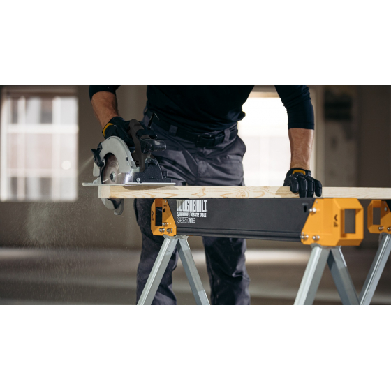 Toughbuilt Pack de 2 tréteaux-table de chantier TB-C550-2 Toughbuilt Pack de 2 tréteaux-table de chantier TB-C550-2