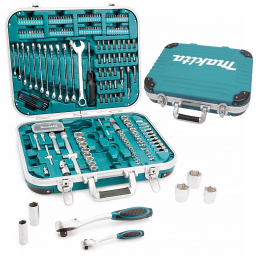 Makita Coffret d'outils 227 pièces avec mallette de transport P-90532