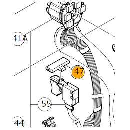 Hikoki Bouton Inverseur de perceuse DS18DBSL, DV18DBSL, DS14DBL2, DV14DBL2 (339768)