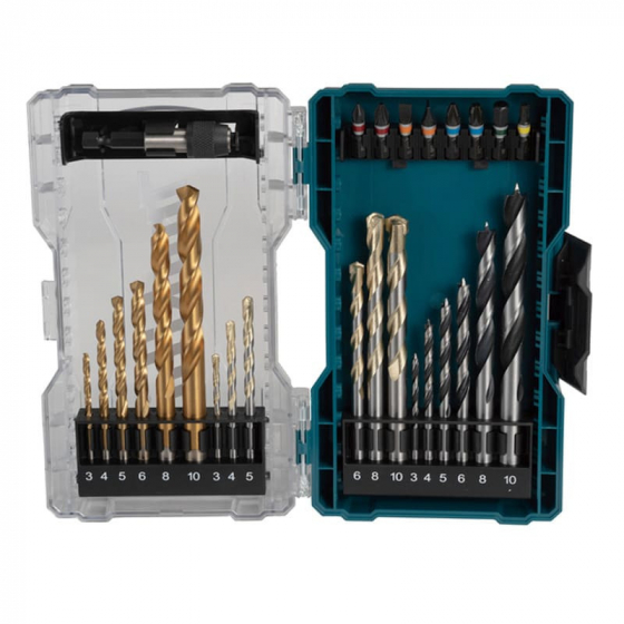 Makita Coffret de perçage et de vissage 27pcs E-07032 Makita Coffret de perçage et de vissage 27pcs E-07032