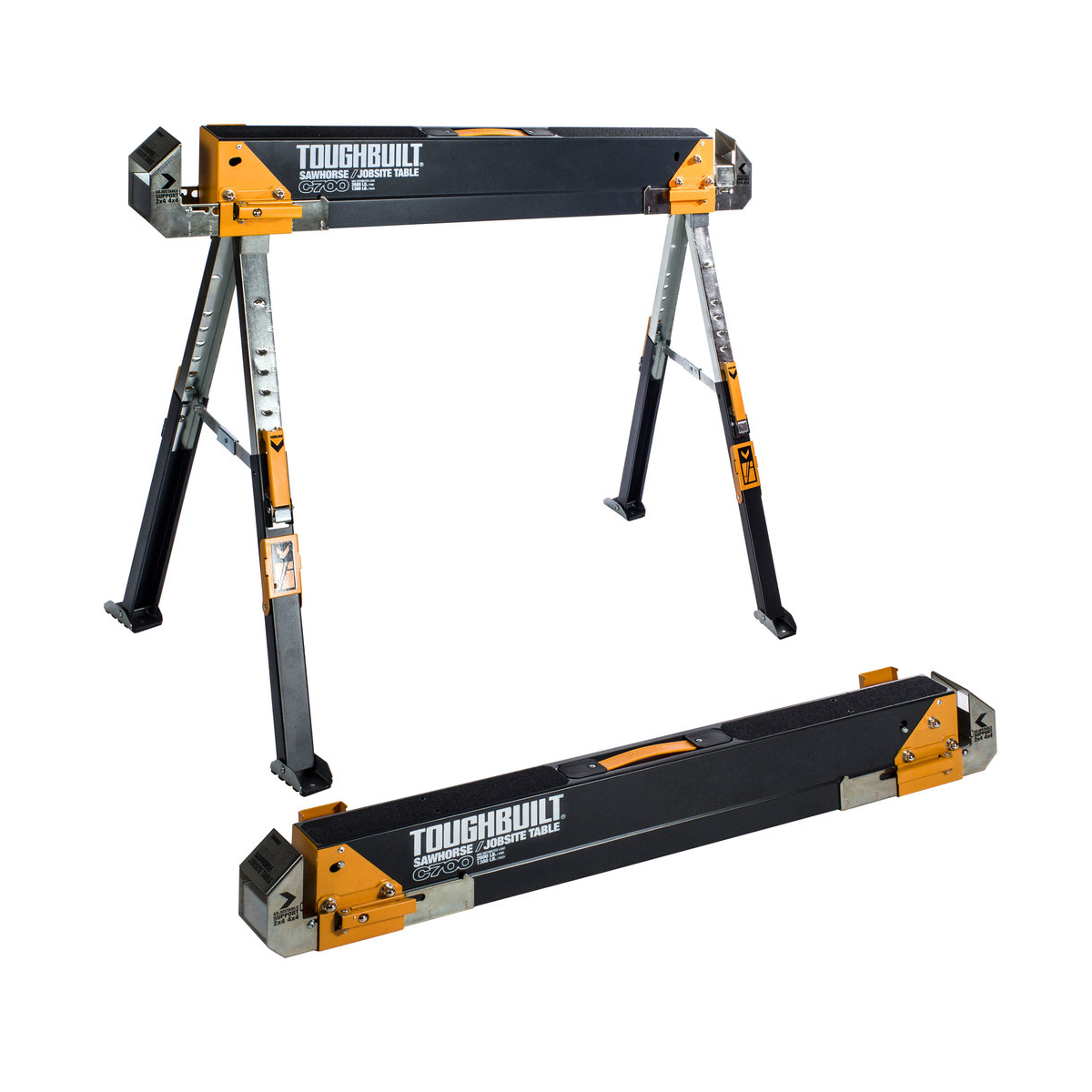 Toughbuilt Pack de 2 tréteaux-table TB-C700