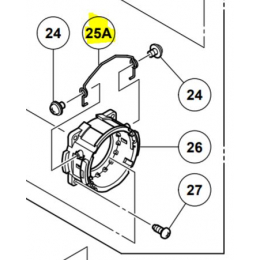 Hikoki Levier coulissant pour perceuse DS18DBSL, DS14DBSL, DV18DBSL, DV14DBSL (370608)