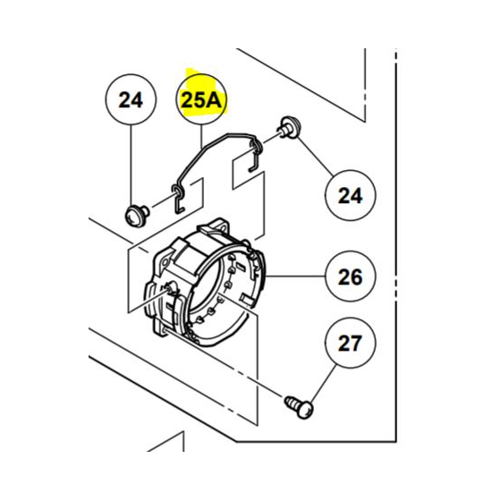 Hikoki Levier coulissant pour perceuse DS18DBSL, DS14DBSL, DV18DBSL, DV14DBSL (370608)