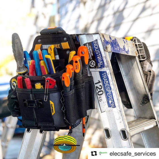 Toughbuilt Poche à outils d'électricien avec bandoulière TB-CT-114 Toughbuilt Poche à outils d'électricien avec bandoulière TB-CT-114