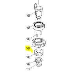 Makita Couronne dentée 46 dents pour perforateur HR5202C, HR5212C (227788-9)