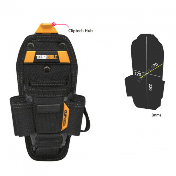 Toughbuilt Poche à outils 7 poches TB-CT-36-M7 (Medium) Toughbuilt Poche à outils 7 poches TB-CT-36-M7 (Medium)