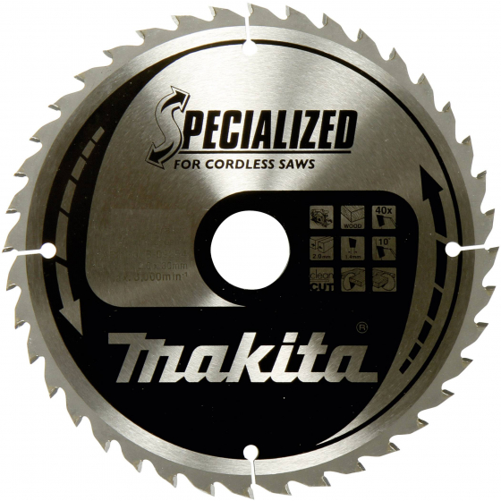 Makita B-33532 Lame de scie circulaire "Specialized" ø136mm 16Dts