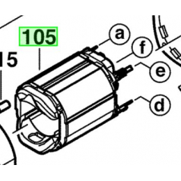 AEG Inducteur 230V pour scie sauteuse STEP1200X, STEP1200BX, STEP1200XE (4931426186)