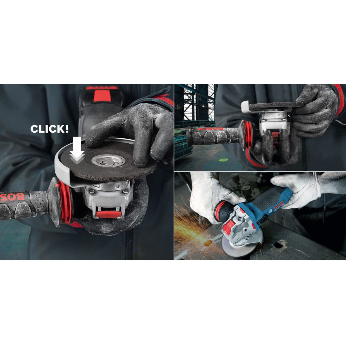 Bosch GWX 10-125 Professional Meuleuse angulaire X-LOCK ø125mm 1000W  (06017B3000)