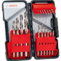 Bosch Coffret de 18 Forets à métaux HSS-G ø1 à 10mm ToughBox (2607019578)