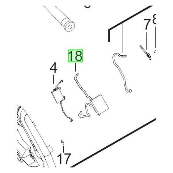 Milwaukee Démarrage progressif pour scie circulaire CS85CBE, CS85SB (4931454210)