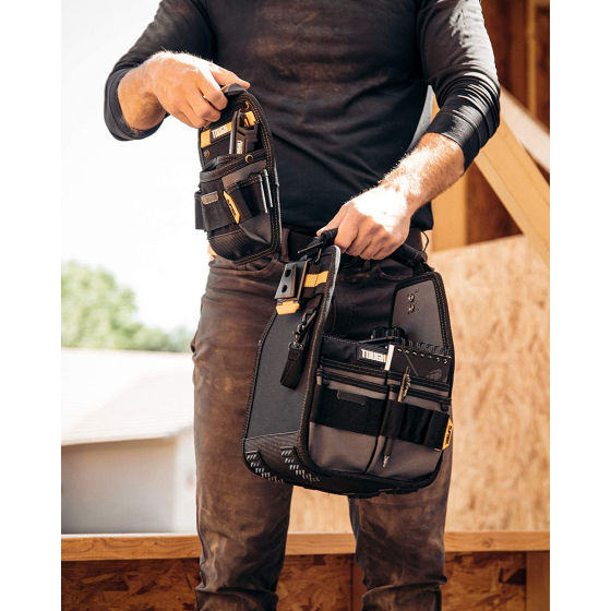 Toughbuilt Panier porte-outils 20cm + poche à outils ClipTech TB-CT-180-8 Toughbuilt Panier porte-outils 20cm + poche à outils ClipTech TB-CT-180-8
