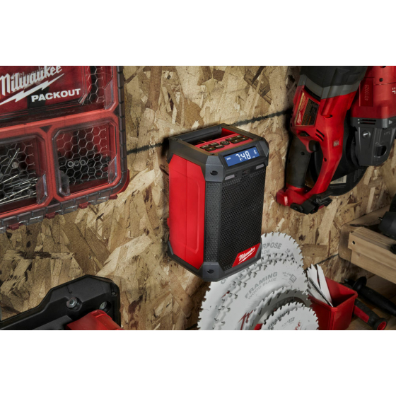 Milwaukee M12 RCDAB+-0 Radio, chargeur de chantier 12V avec tuner DAB+/FM/AM (4933472114)