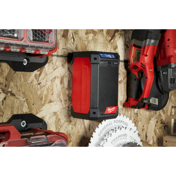 Milwaukee M12 RCDAB+-0 Radio, chargeur de chantier 12V avec tuner DAB+/FM/AM (4933472114)
