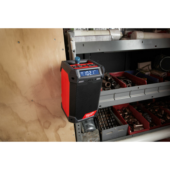 Milwaukee M12 RCDAB+-0 Radio, chargeur de chantier 12V avec tuner DAB+/FM/AM (4933472114)