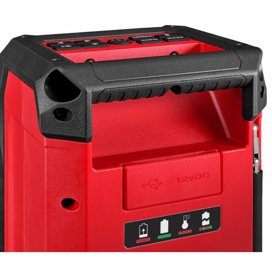 Milwaukee M12 RCDAB+-0 Radio, chargeur de chantier 12V avec tuner DAB+/FM/AM (4933472114)