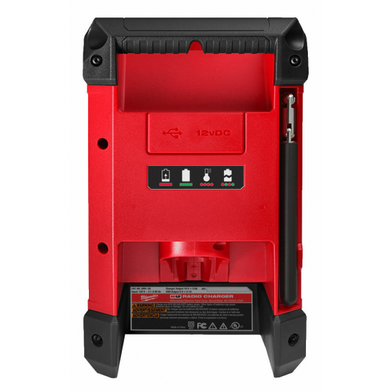 Milwaukee M12 RCDAB+-0 Radio, chargeur de chantier 12V avec tuner DAB+/FM/AM (4933472114)