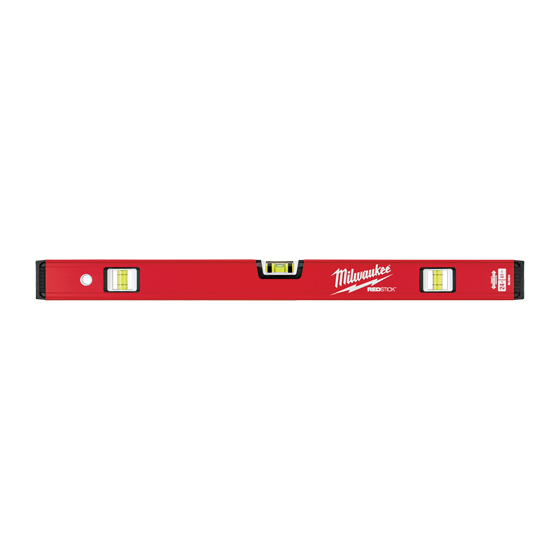 Milwaukee Niveau tubulaire antichocs magnétique 60cm REDSTICK (4932459063)