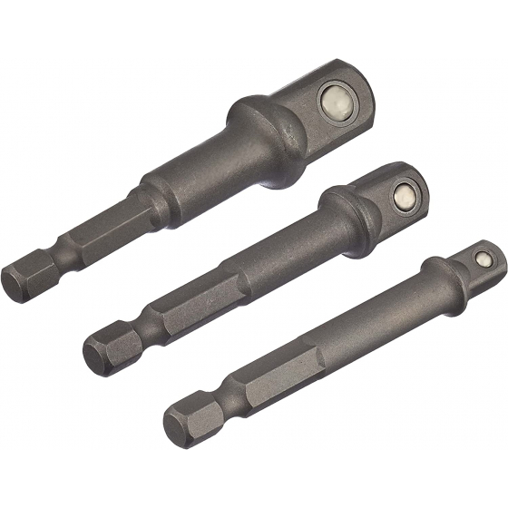 Hikoki Set de 3 adaptateurs avec bille 1/4" pour visseuse à chocs (751970) Hikoki Set de 3 adaptateurs avec bille 1/4" pour visseuse à chocs (751970)