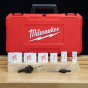 Milwaukee Coffret jeu x6 Scies cloche bi-métal "Hole Dozer" et accessoires (49224201)