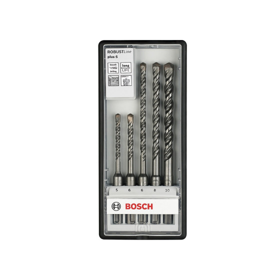 Bosch Coffret de 5 forets béton SDS-plus S4L Robust Line (2607019927)