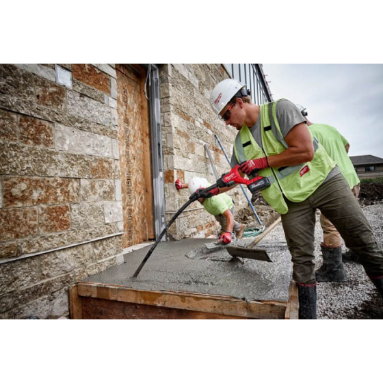 Milwaukee M18 FCVN12-551 Vibreur à béton sans fil 18V 1x5.5Ah avec aiguille vibrante 1.2ml (4933479597)