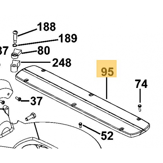 DeWalt Plaque de coupe pour scie circulaire DWS779, DWS780, DHS790T2, DHS790AT2, DHS790AB (N544383) DeWalt Plaque de coupe pour scie circulaire DWS779, DWS780, DHS790T2, DHS790AT2, DHS790AB (N544383)