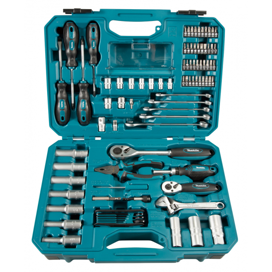 Makita Coffret d'outils 87 pièces avec mallette de transport E-08458