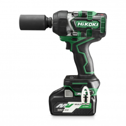 HiKoki WR36DEWRZ Boulonneuse à choc Brushless 1/2" 2x2.5Ah 36V 770Nm avec coffret Hit-case