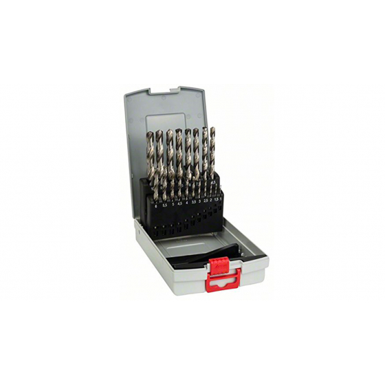 Bosch Coffret de 19 forets à métaux HSS-G 1.0 à 10.0 mm (2608587013)