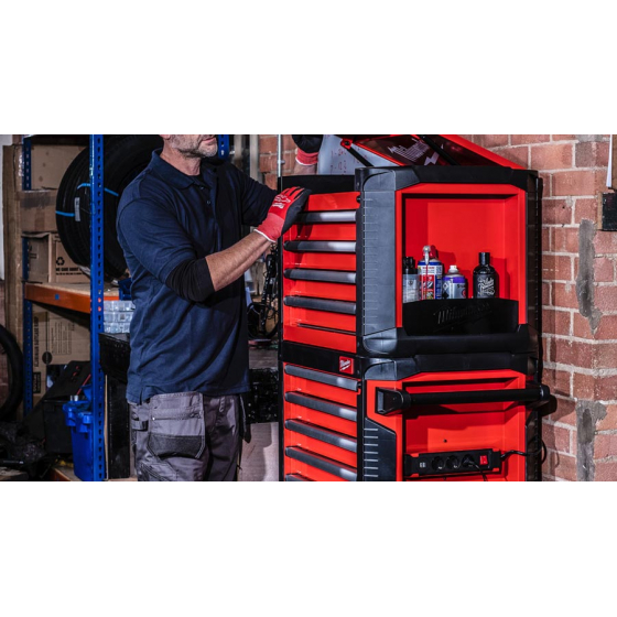 Milwaukee Coffre supérieur à 4 tiroirs pour servante d'atelier 78cm STC30-1 (4932478850)