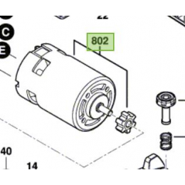 Bosch Moteur à Courant Continu 18V pour meuleuse AdvancedGrind 18 (160702268L)