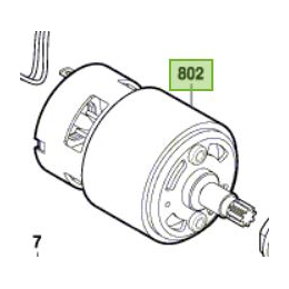 Bosch Moteur à Courant Continu 18V pour perforateur UNEO Maxx (2609005048)