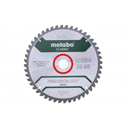 Metabo Lame de scie circulaire Bois ø254x30x2.4 48Dts Precision Cut (628061000)