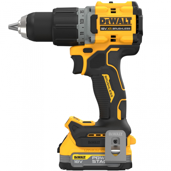 DeWalt DCD800E2T-QW Perceuse, Visseuse 18V XRP 2x1.7Ah POWERSTACK avec coffret T-STAK