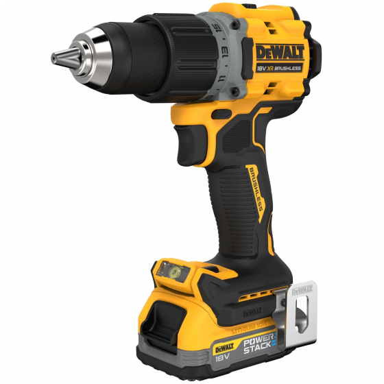 DeWalt DCD800E2T-QW Perceuse, Visseuse 18V XRP 2x1.7Ah POWERSTACK avec coffret T-STAK