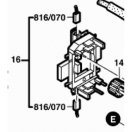 Bosch Paire de charbons avec support pour scie sauteuse et taille-haies (1600A012AZ)
