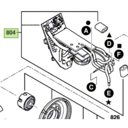 Bosch Platine électronique pour meuleuse AdvancedGrind 18 (1600A01V4N)