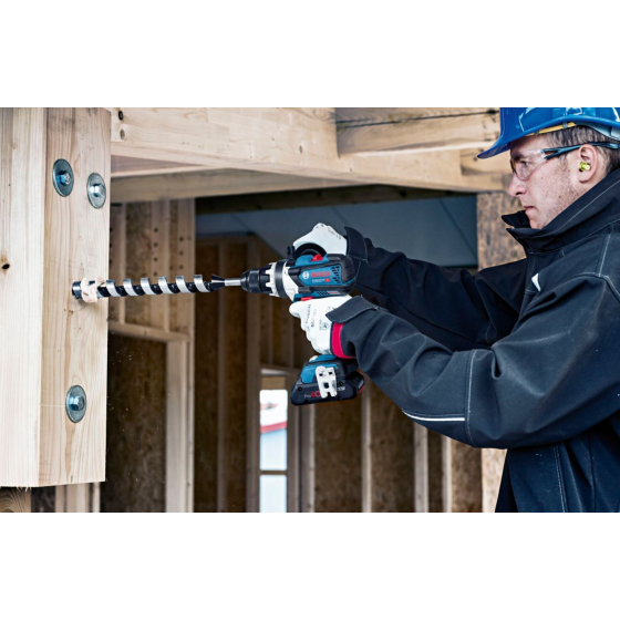 Bosch GSR 18V-110 C Perceuse, Visseuse 18V 2x5.0Ah avec coffret L-Boxx (0615A500E3)