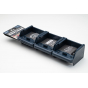 StealthMounts Supports de batterie Bosch 18v 6-pack BLEU BM-BO18-BLU-6