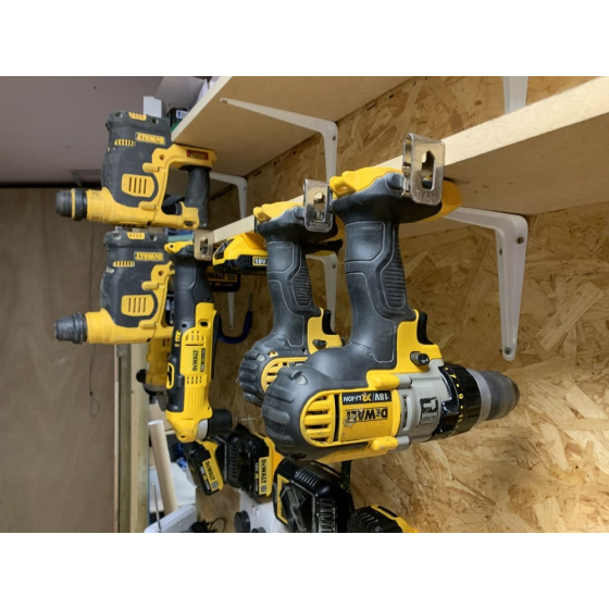 StealthMounts Supports de machines DeWALT 18v 4-pack JAUNE TM-DW18-YLW-4Y StealthMounts Supports de machines DeWALT 18v 4-pack JAUNE TM-DW18-YLW-4Y