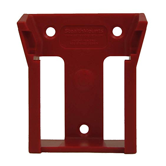 StealthMounts Supports de machines Milwaukee 18v 4-pack ROUGE TM-MW18-RED-4