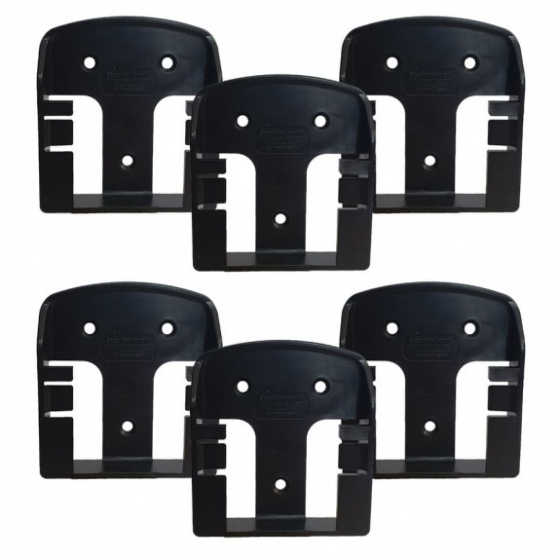 StealthMounts Supports de batterie Metabo,Mafell, CAS 18v 6-pack NOIR BM-CAS18-BLK-6 StealthMounts Supports de batterie Metabo,Mafell, CAS 18v 6-pack NOIR BM-CAS18-BLK-6